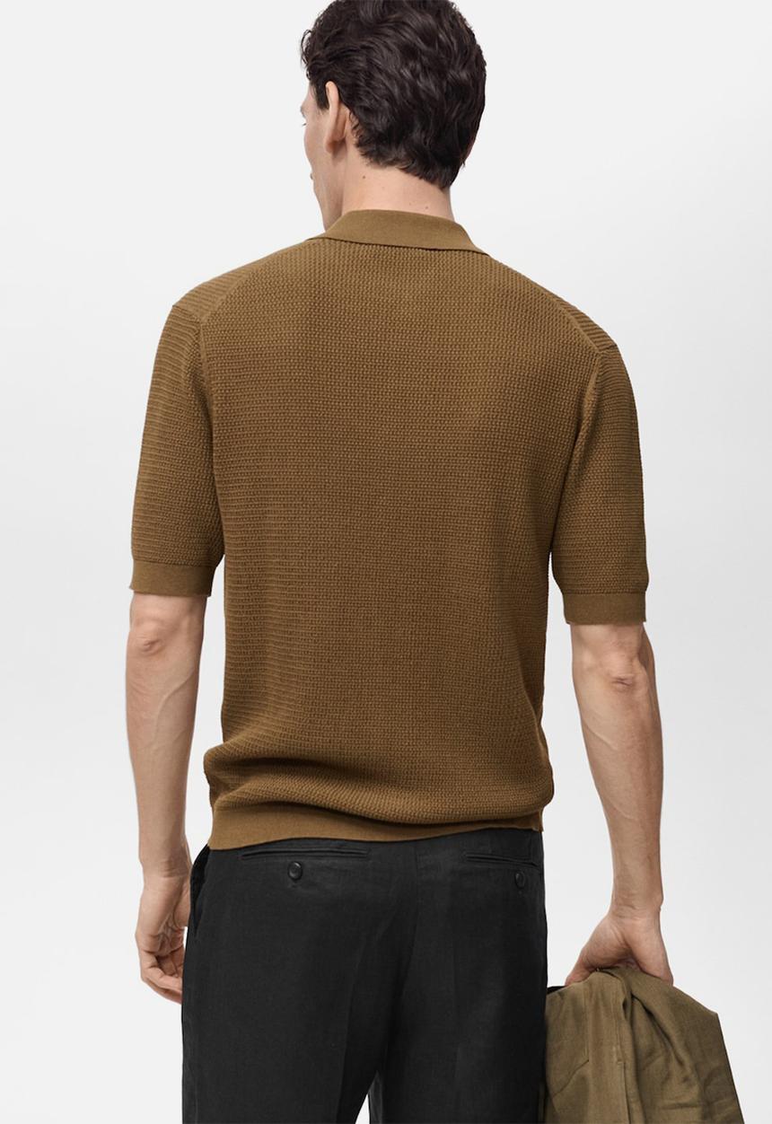 MANGO - Shirt BOMBAY - BROWN