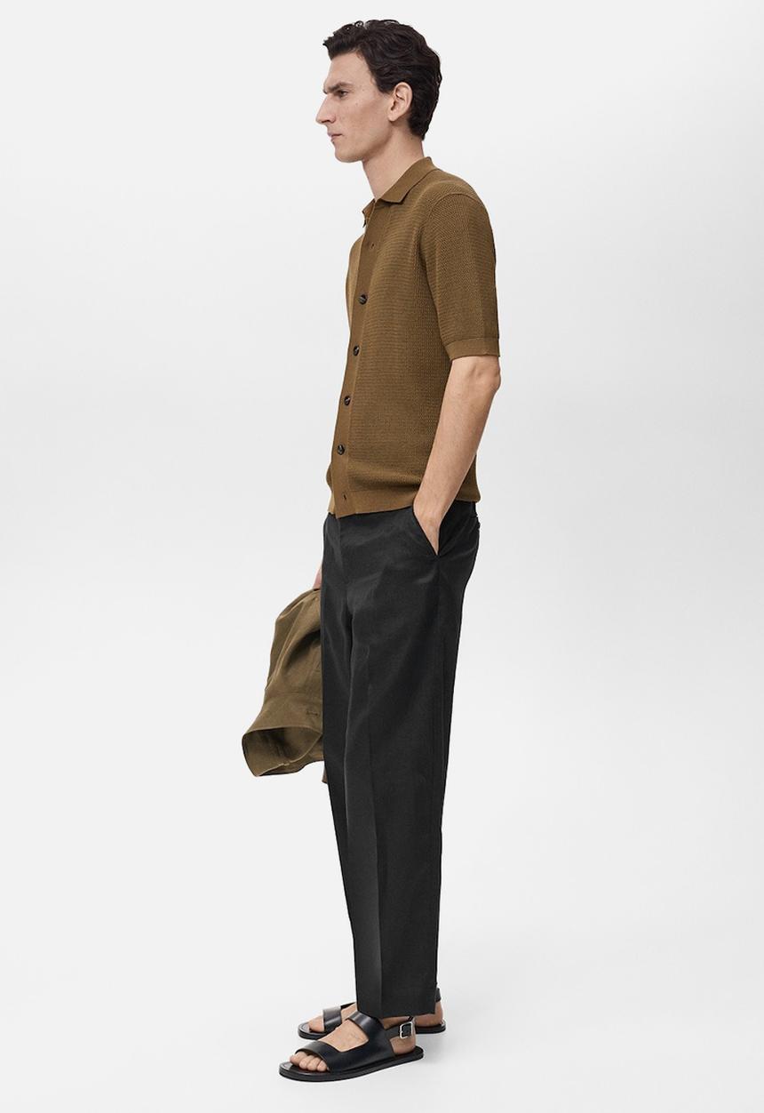 MANGO - Shirt BOMBAY - BROWN