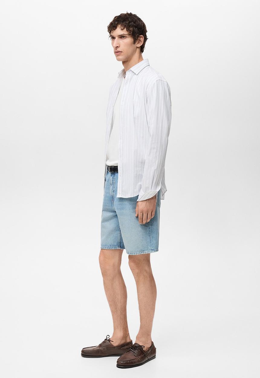 MANGO - Bermudas JAROD - Light Blue