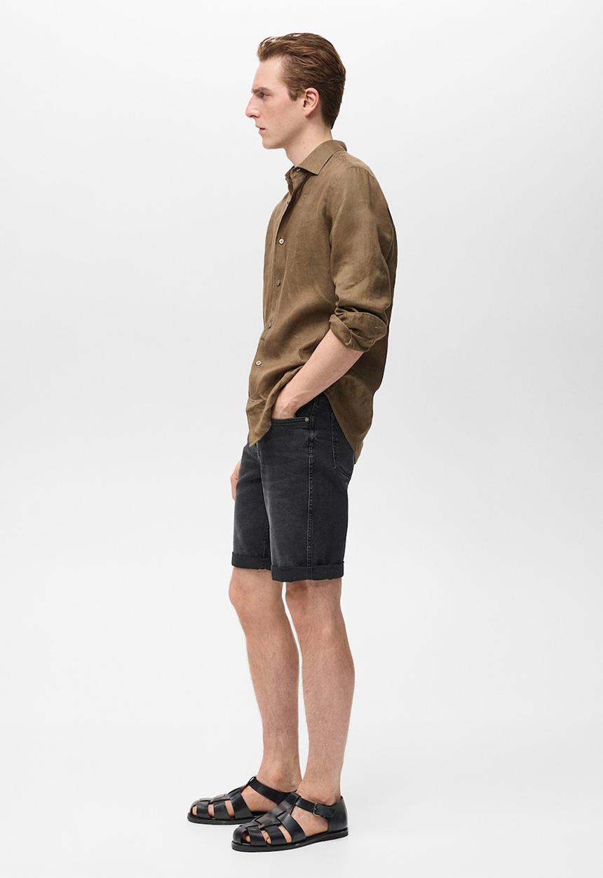MANGO - Bermudas ROCK - BLACK DENIM