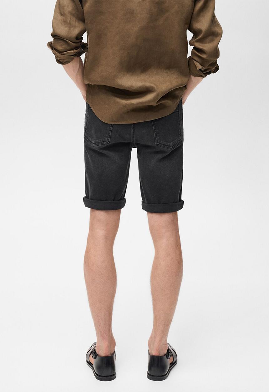 MANGO - Bermudas ROCK - BLACK DENIM
