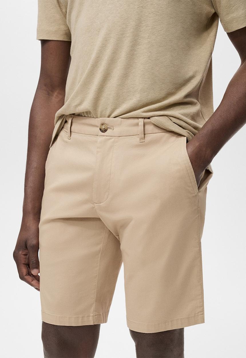 MANGO - Bermudas GRACIA - Beige