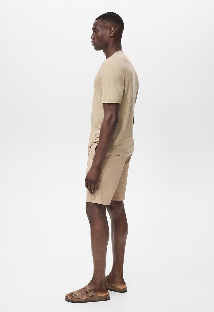 MANGO - Bermudas GRACIA - Beige
