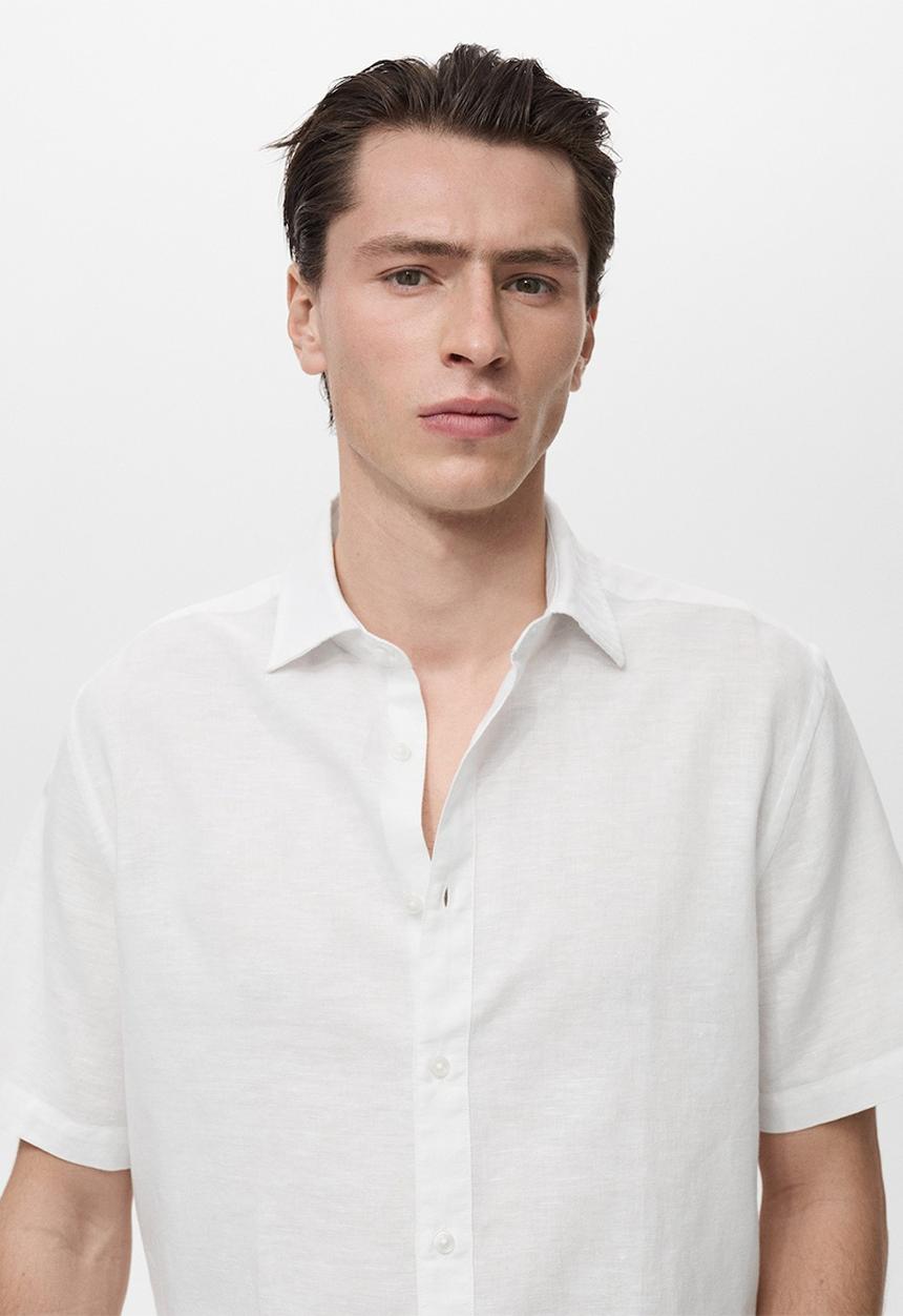 MANGO - Shirt ANTS - White