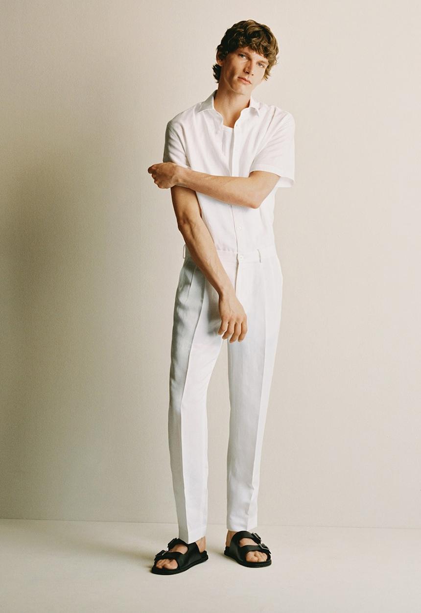 MANGO - Shirt ANTS - White