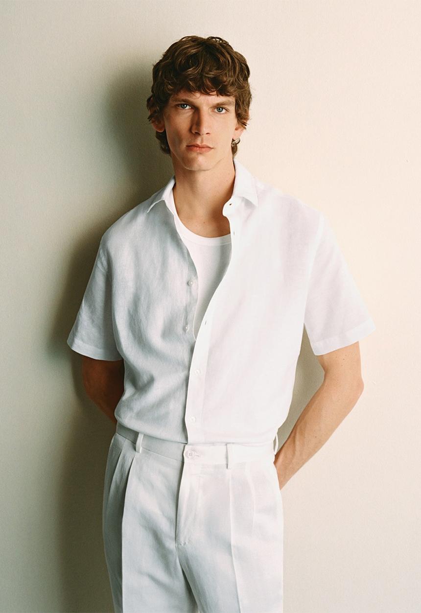 MANGO - Shirt ANTS - White