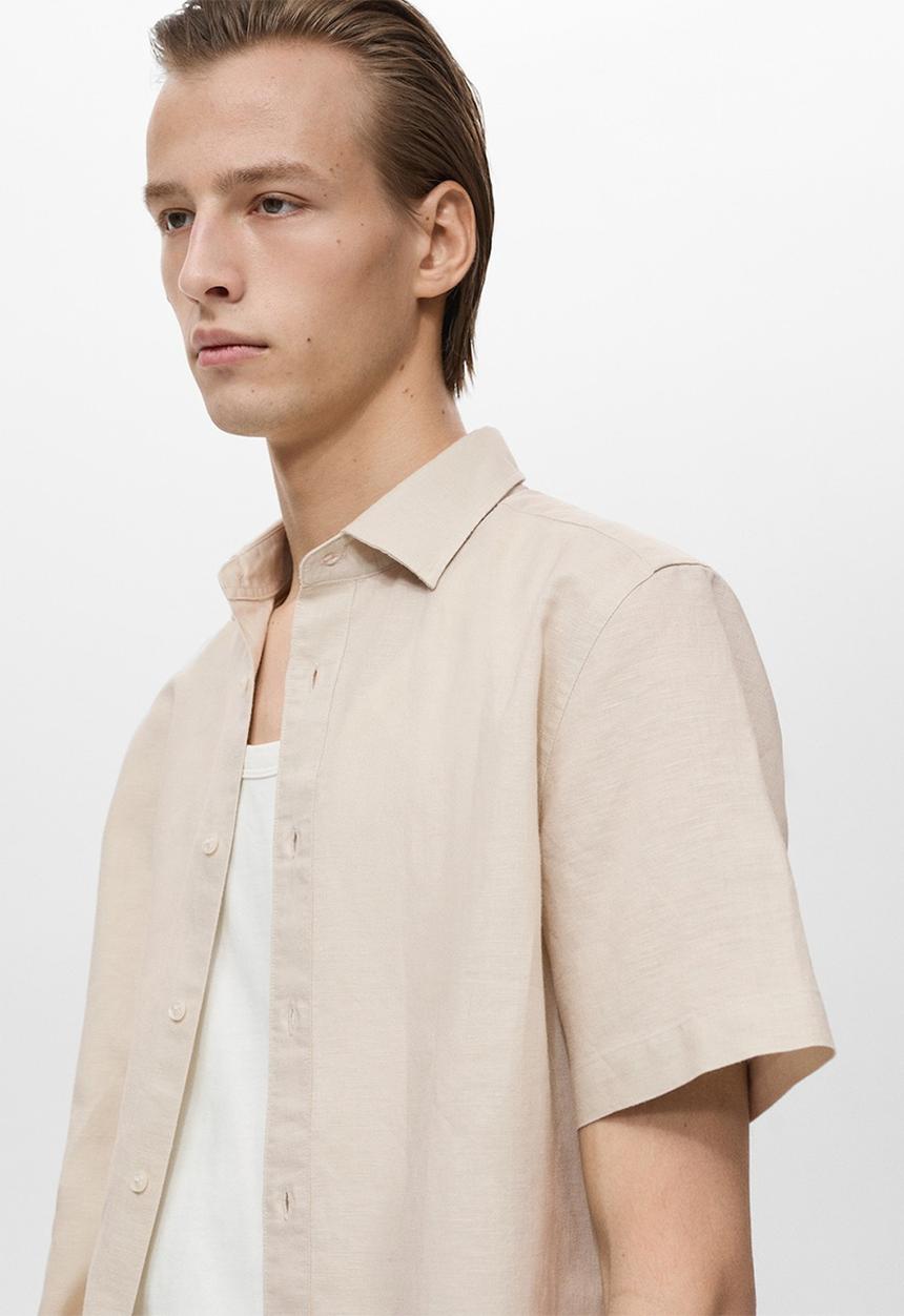 MANGO - Shirt ANTS - Light Beige