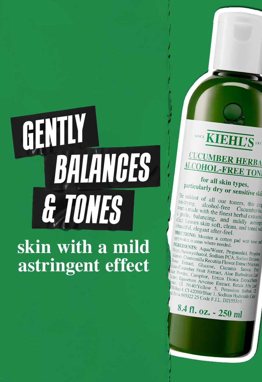 Kiehl's - Cucumber Herbal Alcohol-Free Toner