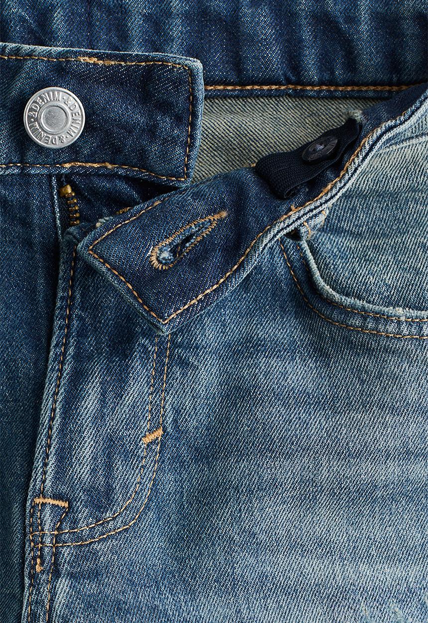 H&M - Relaxed tapered fit jeans - denim blue
