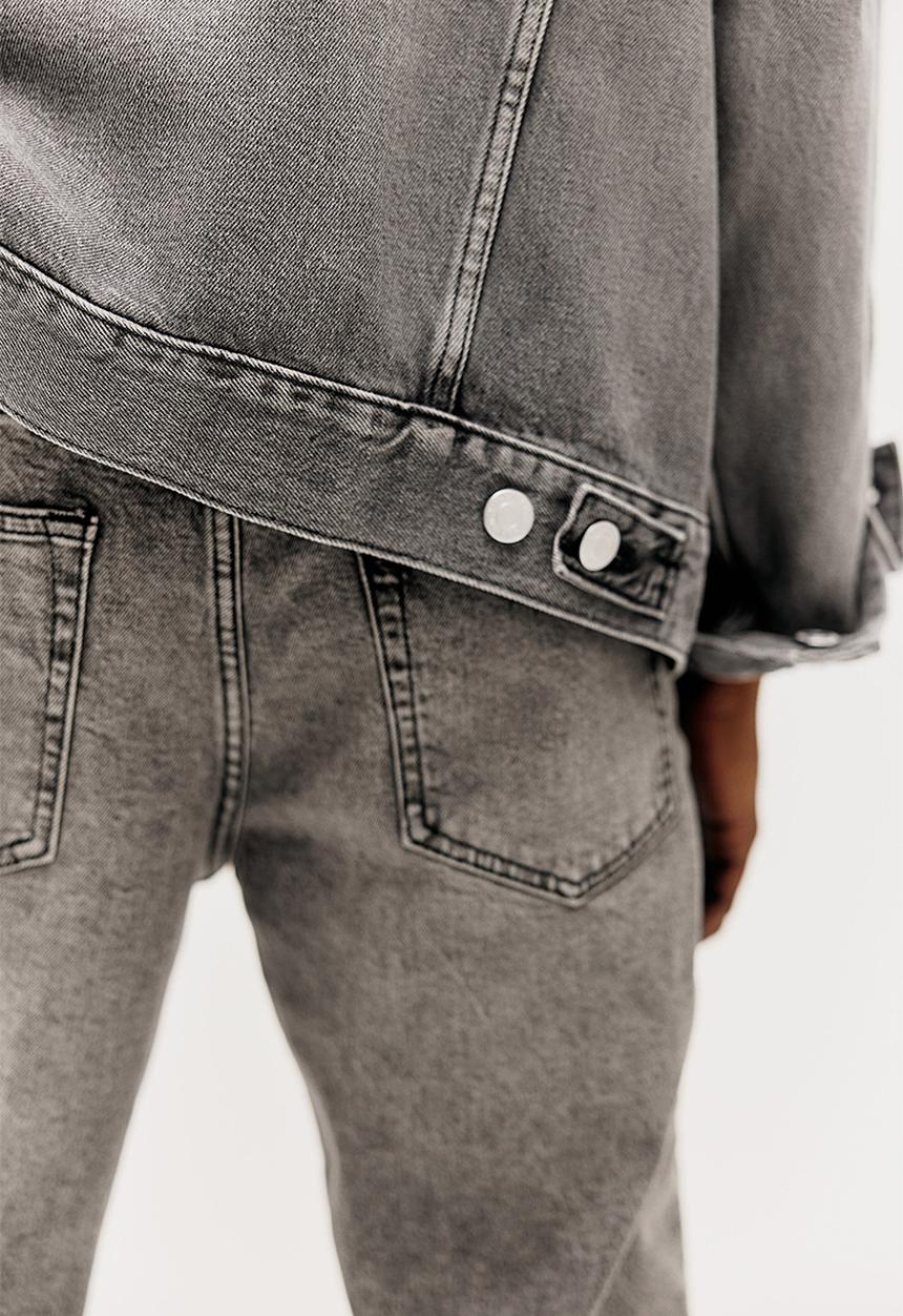 H&M - Tapered regular jeans - denim grey