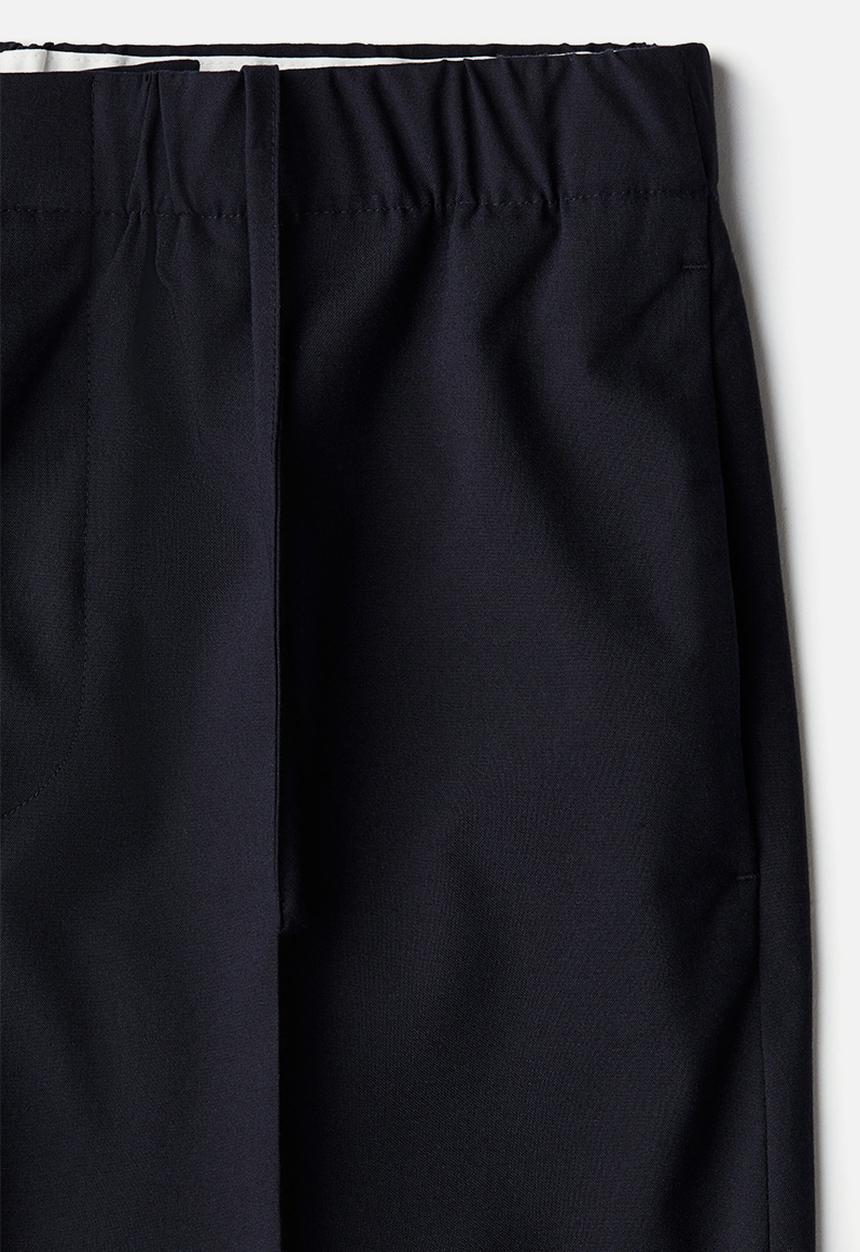 H&M - Relaxed fit tapered trousers - navy blue