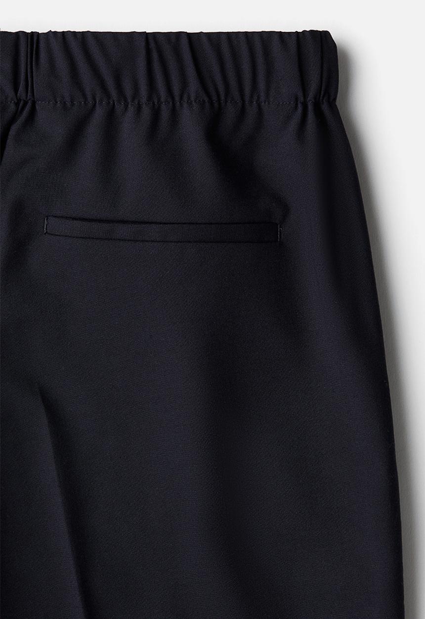 H&M - Relaxed fit tapered trousers - navy blue
