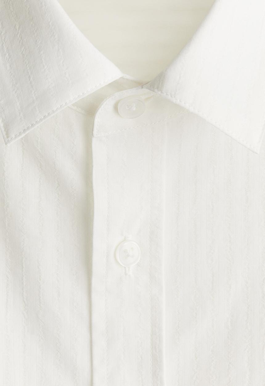 H&M - Regular fit lyocell-blend shirt - white
