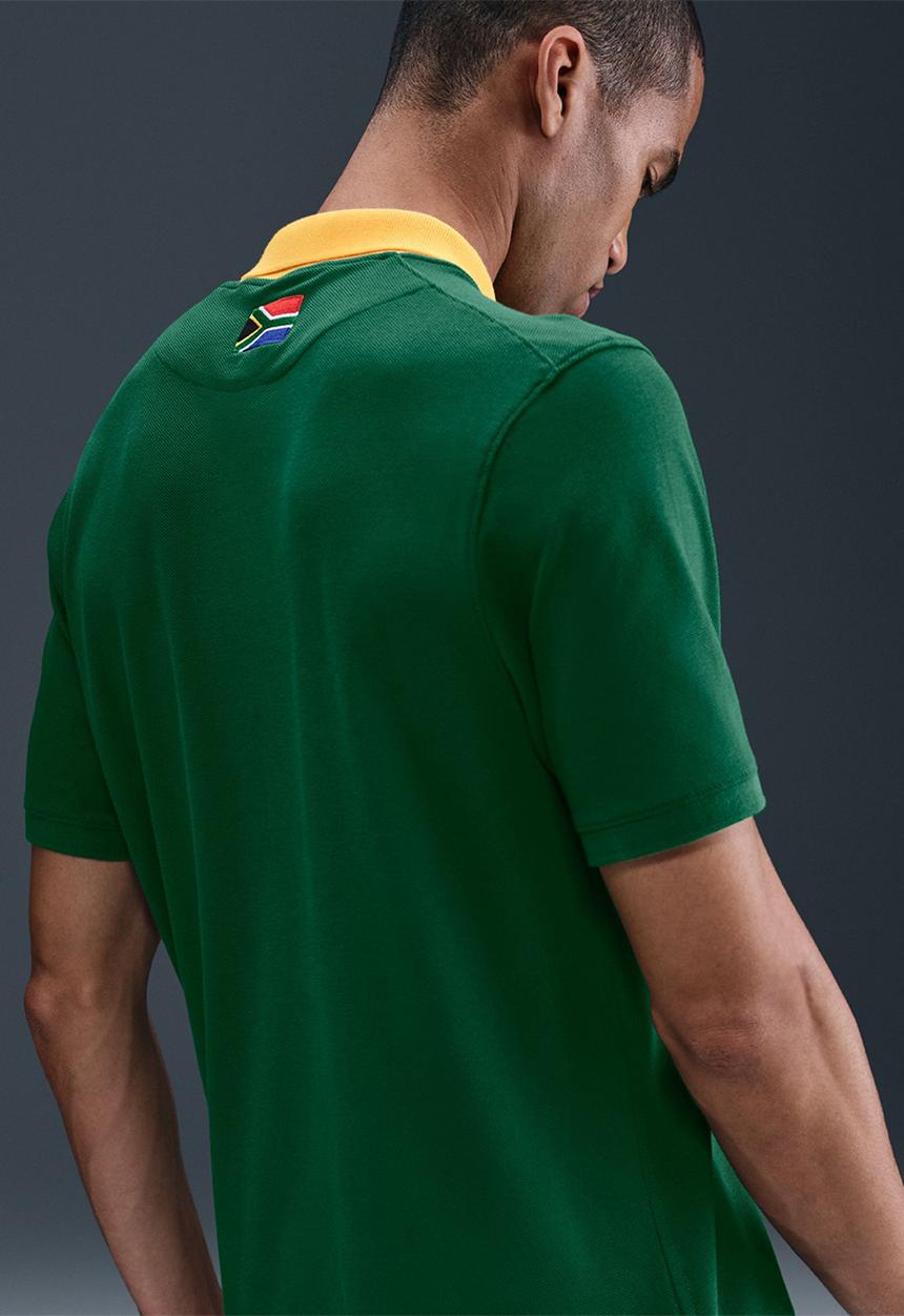 Nike - Springboks Men's  Pique Polo - Gorge Green/University Gold
