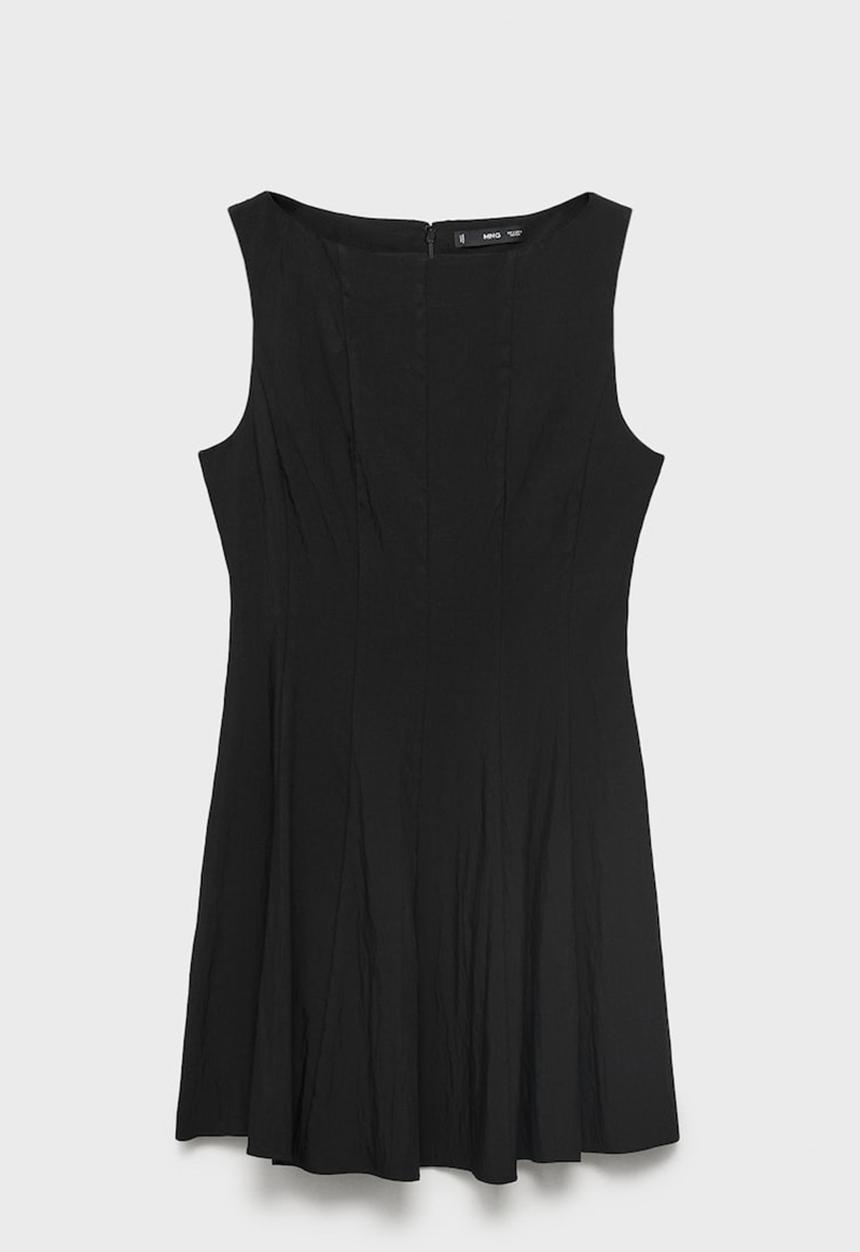 MANGO - Dress Terry - Black