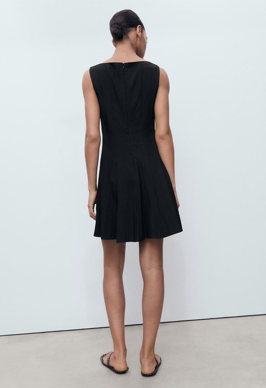 MANGO - Dress Terry - Black