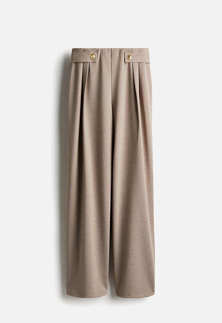 H&M - Tailored jersey trousers - beige