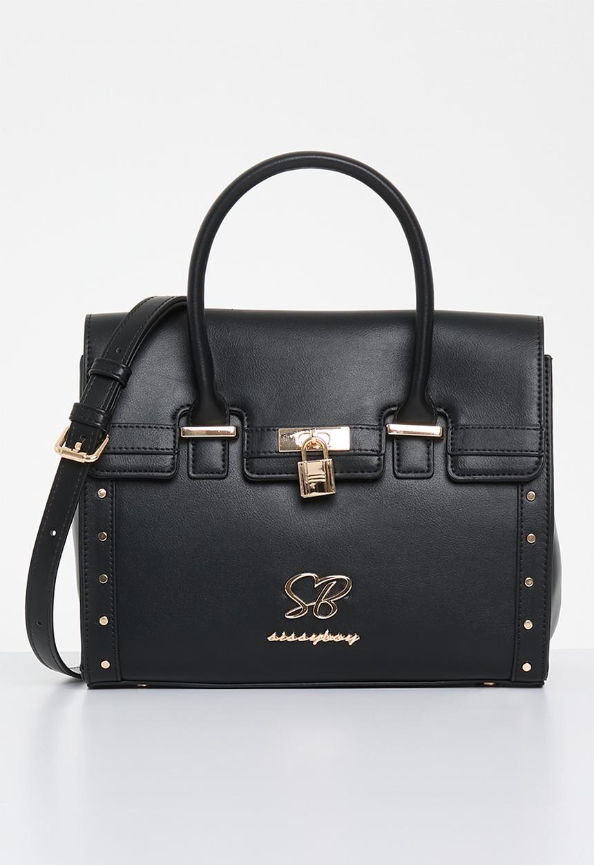SISSY BOY - Social lock handbag - Black