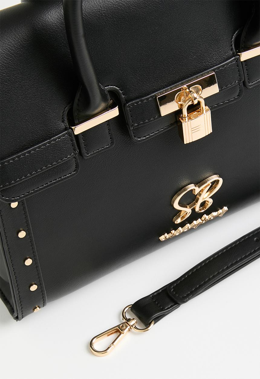 SISSY BOY - Social lock handbag - Black