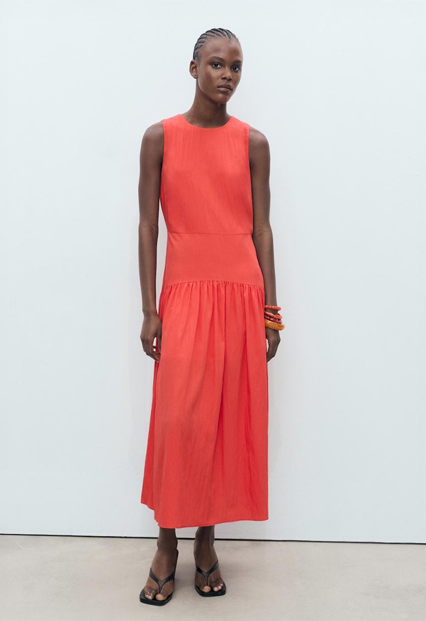 MANGO - Dress Gilda - Bright Red