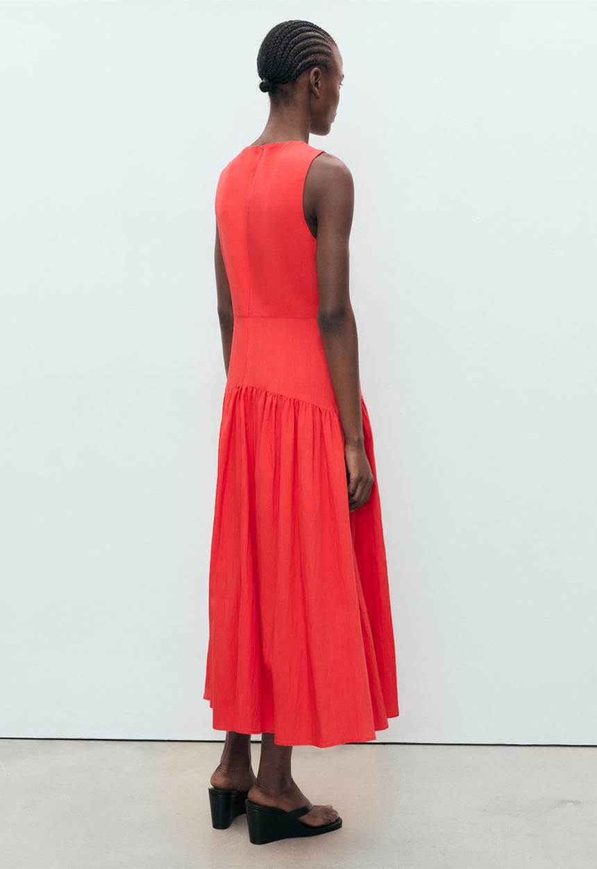 MANGO - Dress Gilda - Bright Red