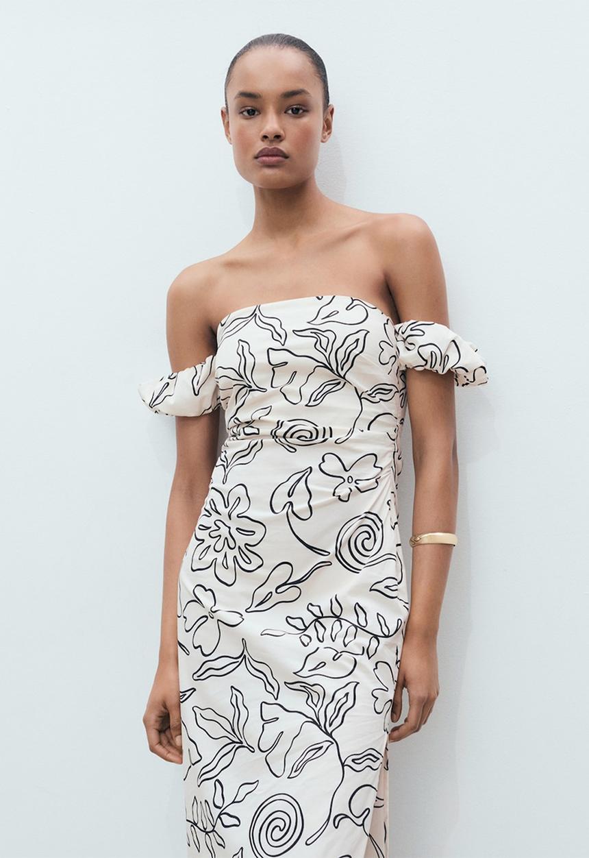 MANGO - Dress Ariel - Natural
