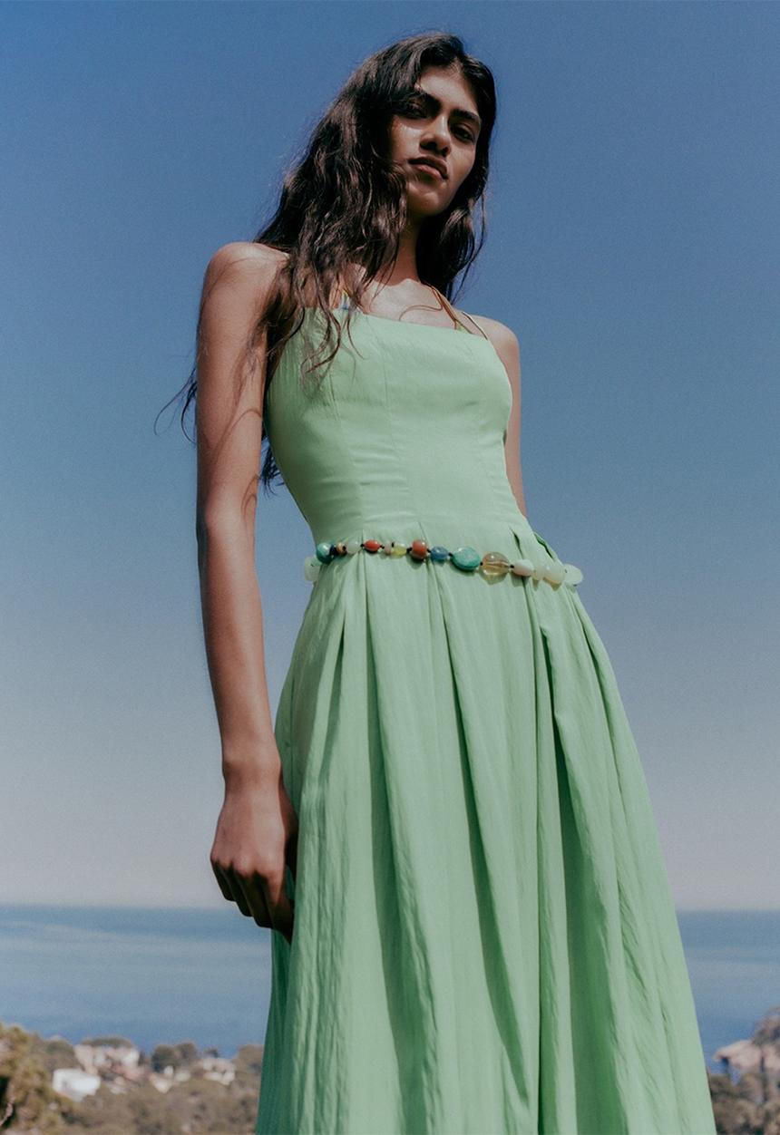 Dress Minty - Light Pastel Green