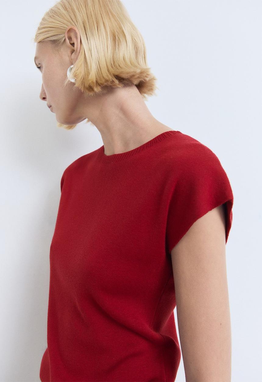 MANGO - Sweater Banana - Red