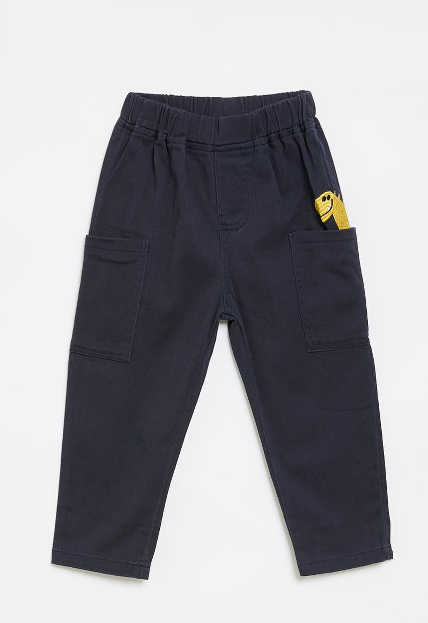Pop Candy - Tapered pants-navy blue