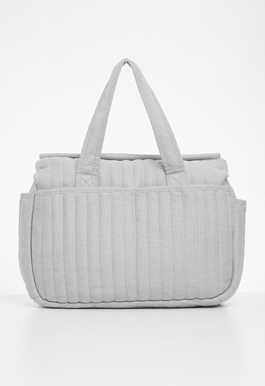 Pop Candy - Quilted nappy bag - grey
