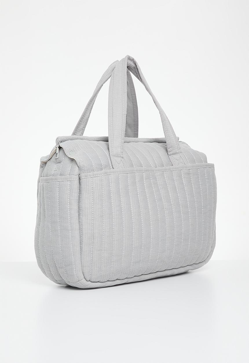 Pop Candy - Quilted nappy bag - grey