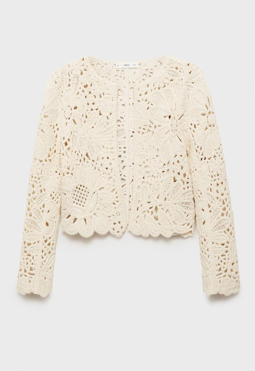 MANGO - Jacket Isabel - Light Beige