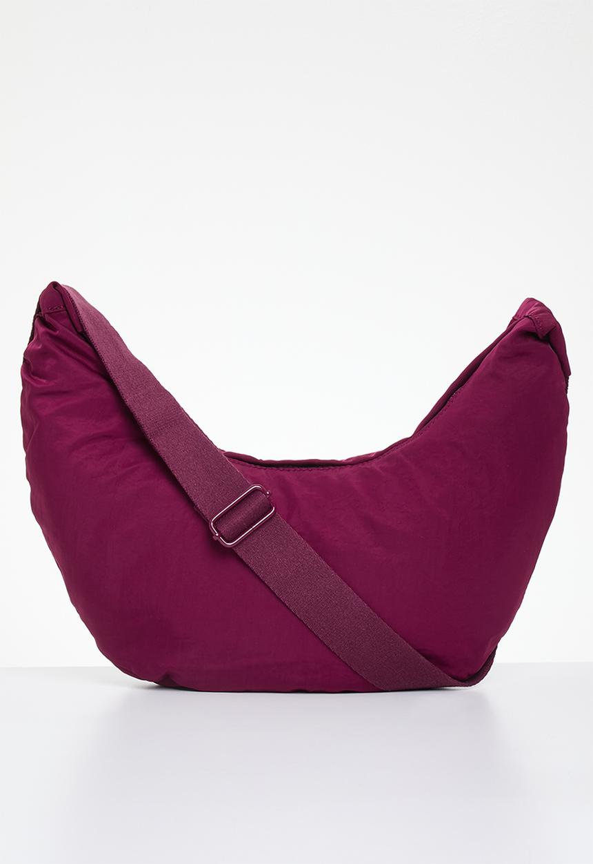Rubi - Harley crescent sling bag- rich plum