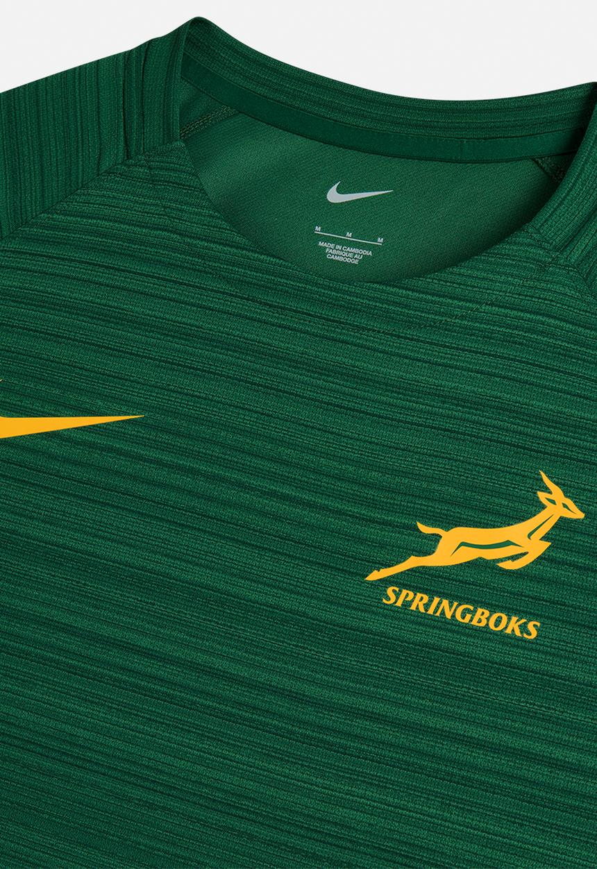 Nike - Springboks Men's Team Training  Top  - Gorge Green/University Gold