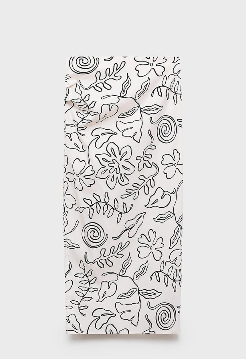 MANGO - Skirt Ariel - Light Beige