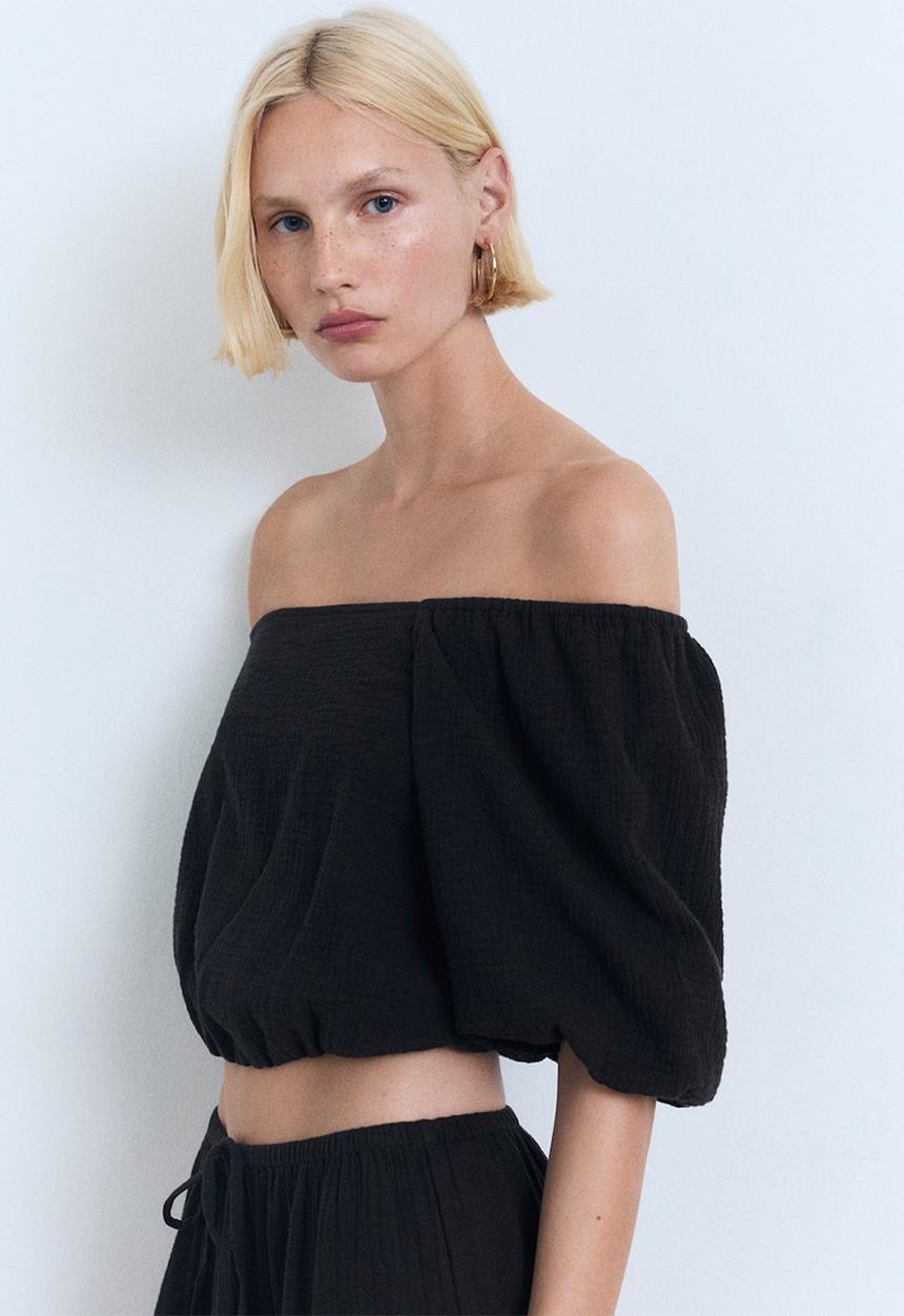 MANGO - Skirt Kimolos - Black