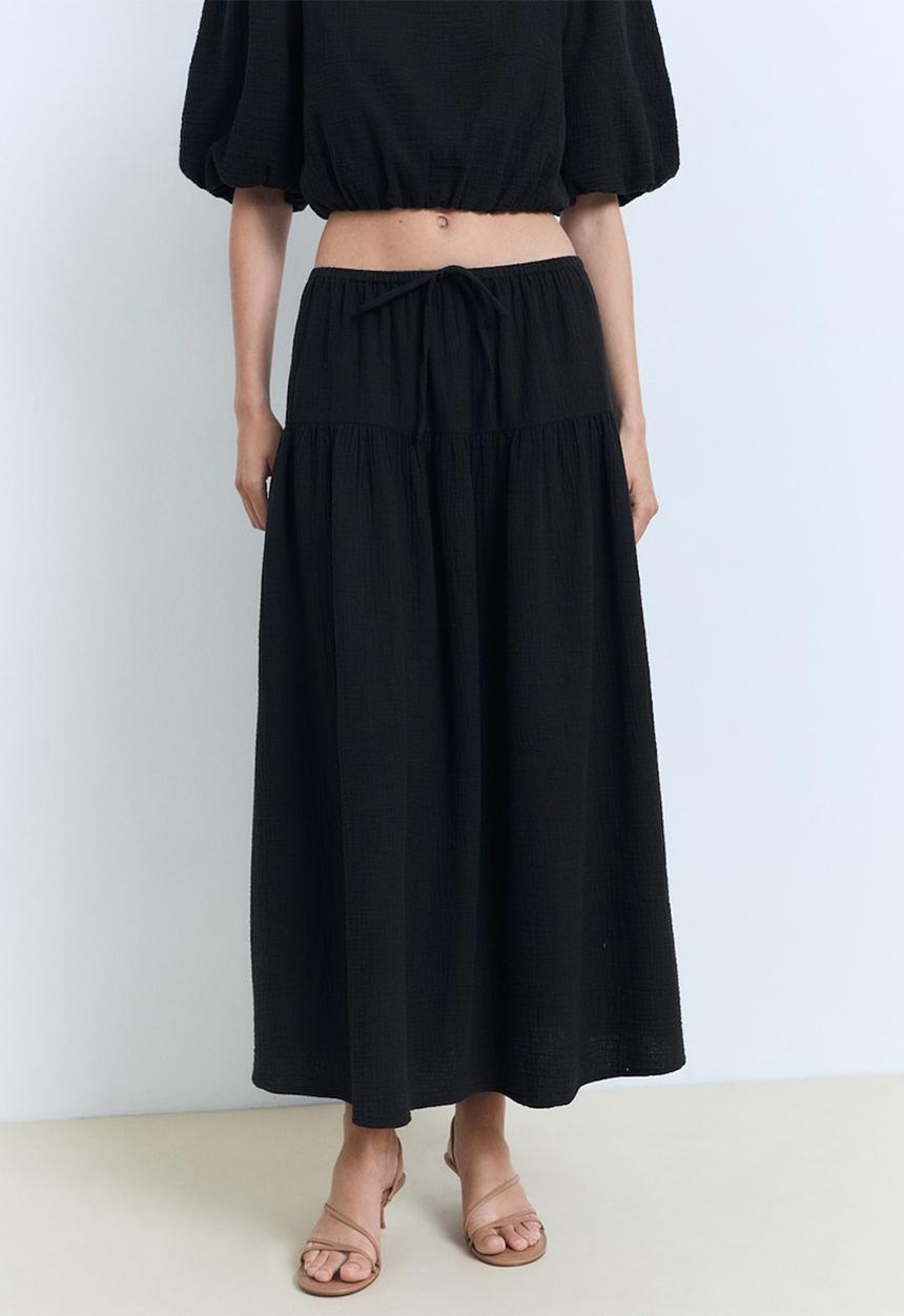 MANGO - Skirt Kimolos - Black