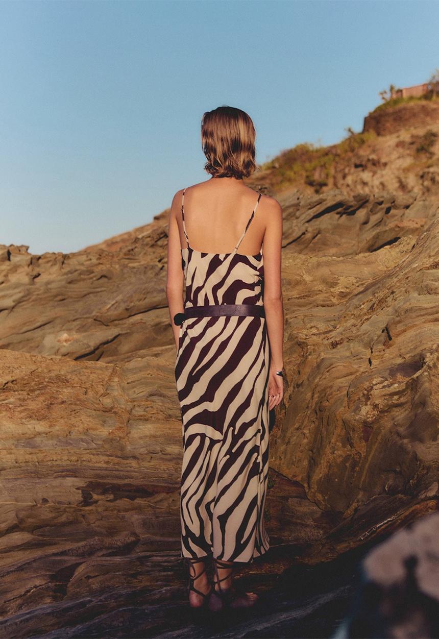 MANGO - Dress Koni - Brown