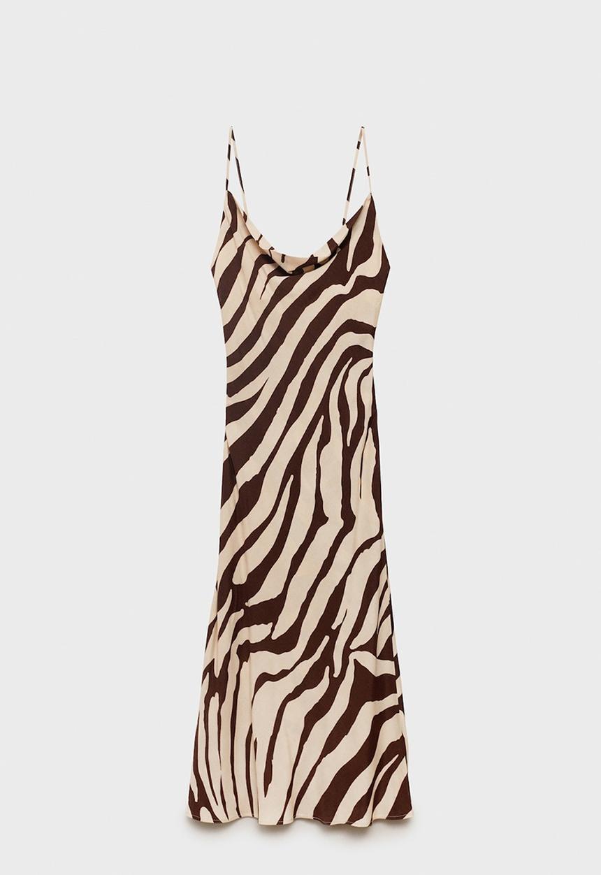 MANGO - Dress Koni - Brown