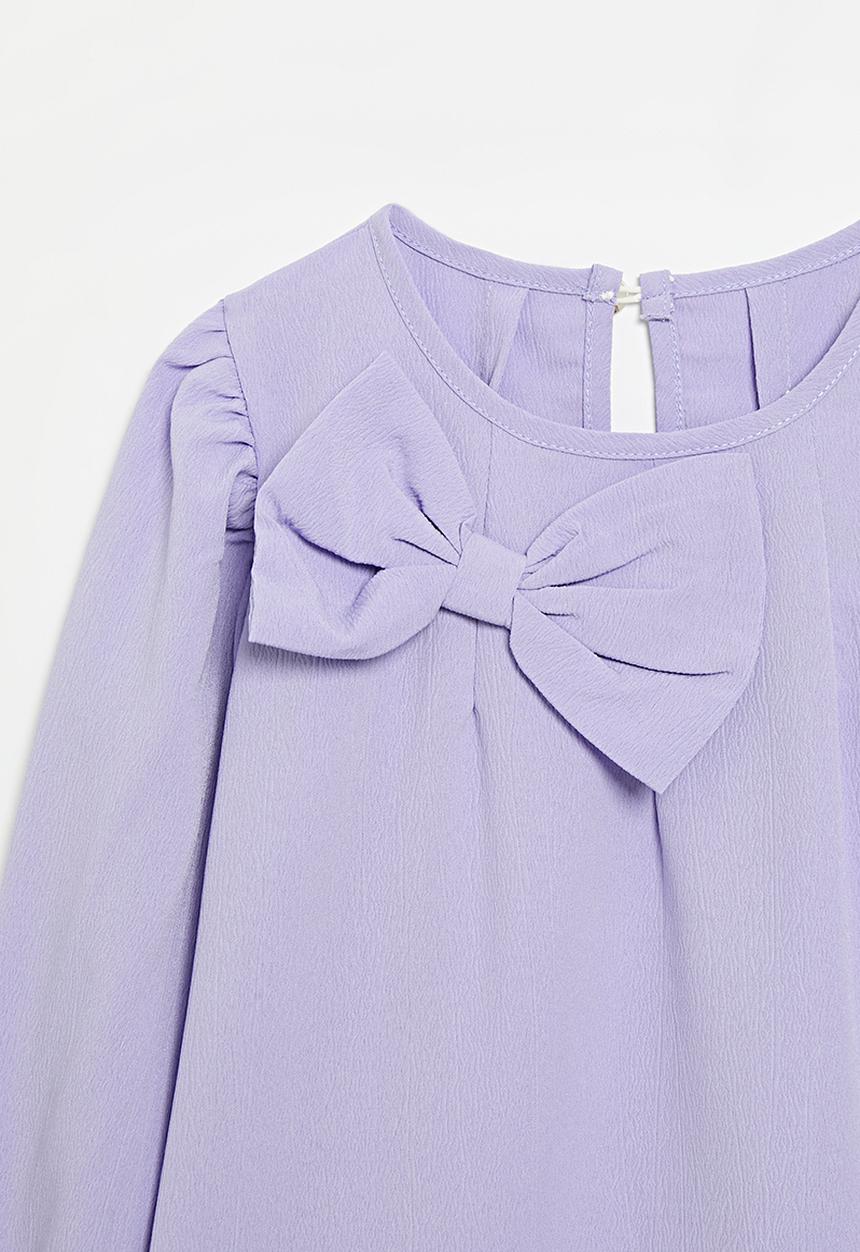 Pop Candy - Smock sleeve dress - lilac