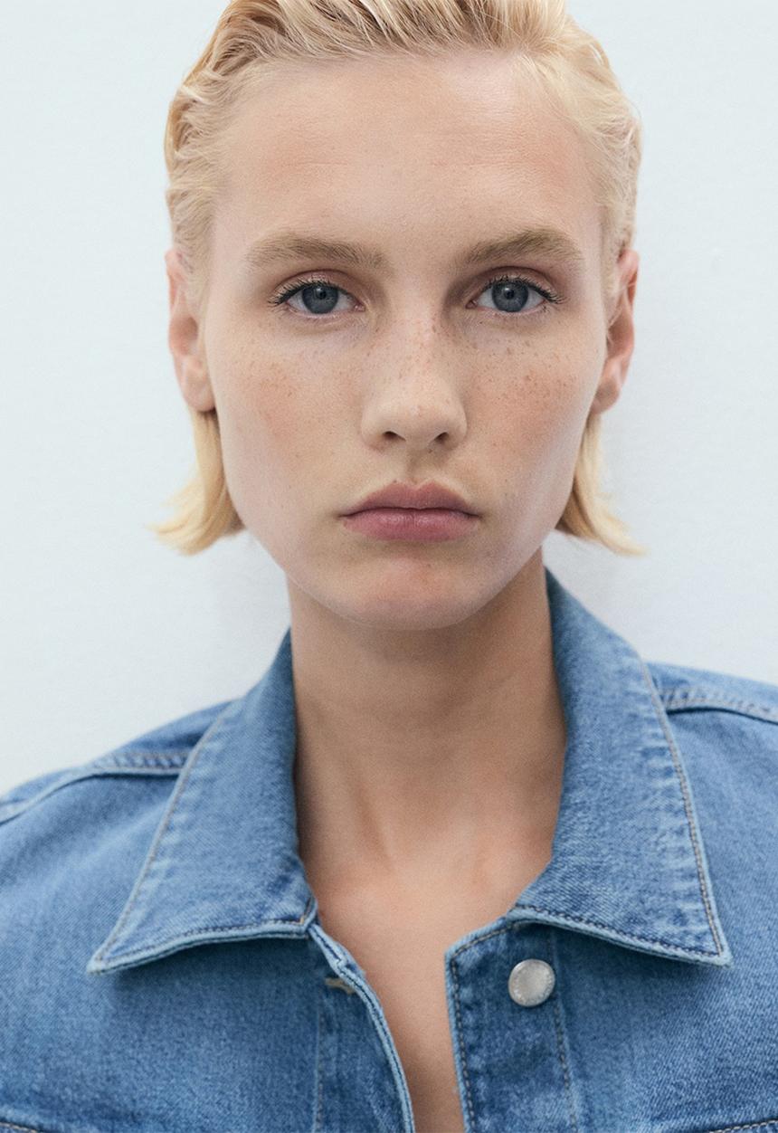 MANGO - Jacket Newvicky - Open Blue