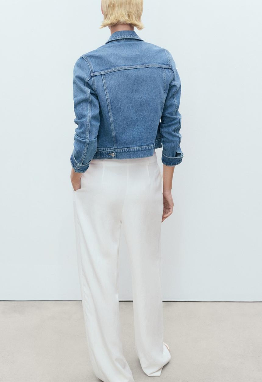 MANGO - Jacket Newvicky - Open Blue