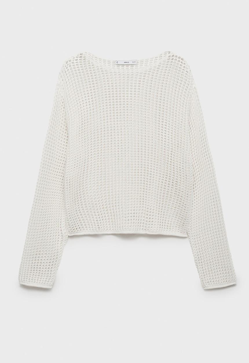 MANGO - Sweater Nairobi - White