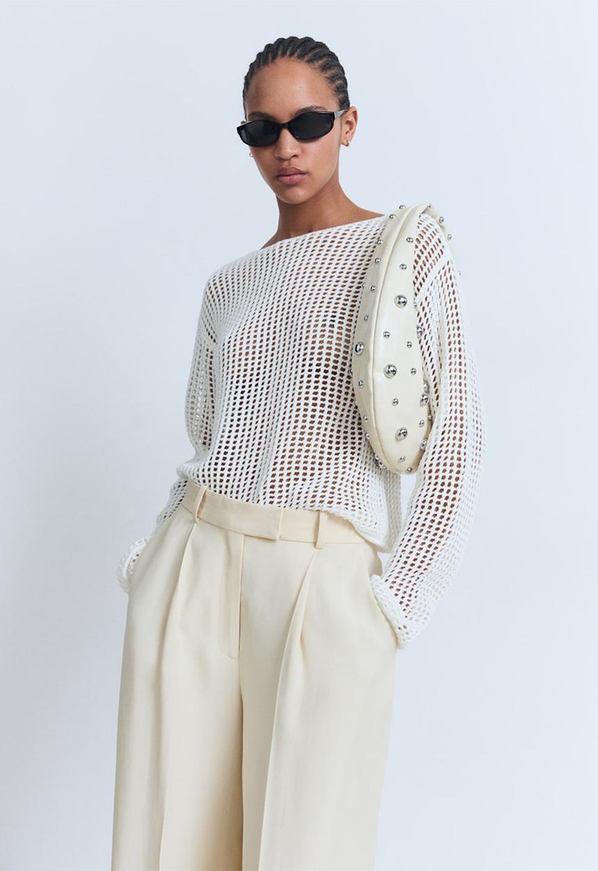 MANGO - Sweater Nairobi - White