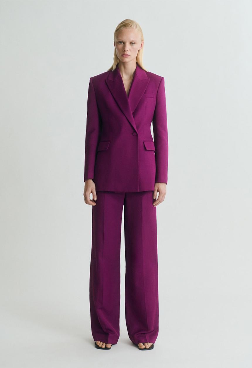 MANGO - Trousers Anna - Fuchsia