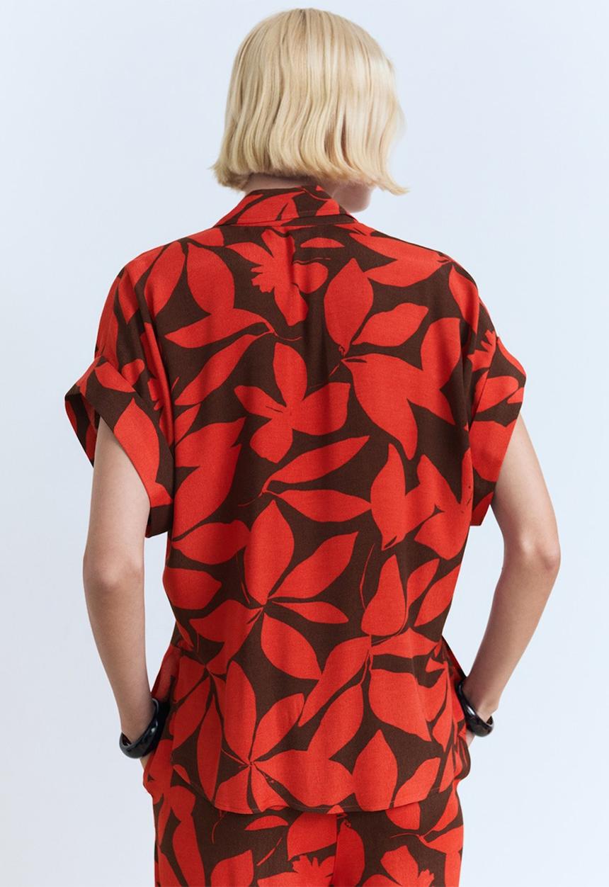 MANGO - Shirt Ibiza - Red