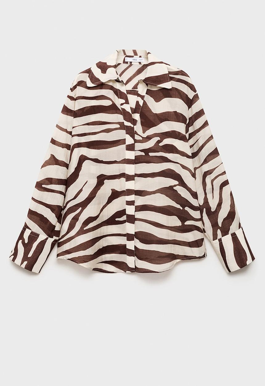 MANGO - Shirt Koni - Light Beige