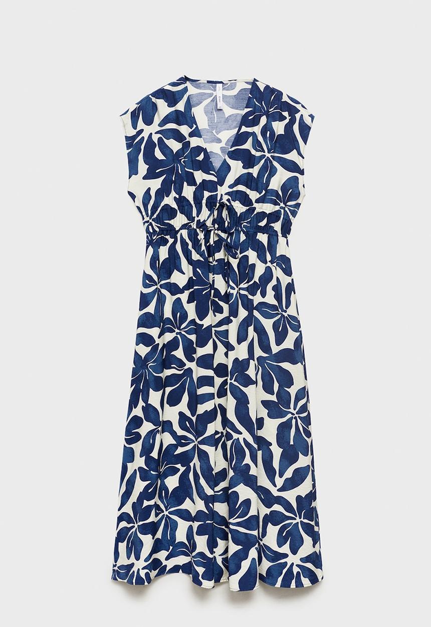 MANGO - Dress Jamie - Medium Blue