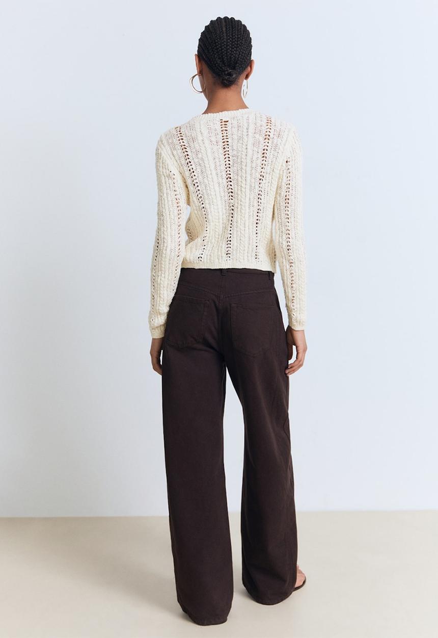 MANGO - Cardigan Mira - Light Beige