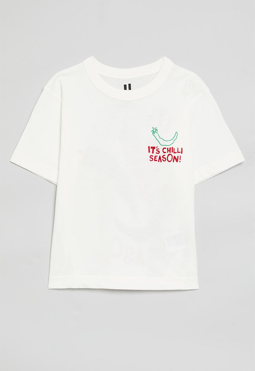 Cotton On - Jonny Short Sleeve Graphic Print Tee - Vanilla/Chilli Season